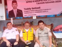 Teddy Setiadi ,Anggota DPRD Kabupaten Sukabumi Fraksi Gerindra Gelar Reses Ke 1 Di Parungkuda
