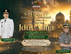 KasatPol PP Kabupaten Sukabumi Mengucapkan Selamat Hari Idul Adha 1447 H