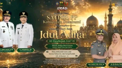 KasatPol PP Kabupaten Sukabumi Mengucapkan Selamat Hari Idul Adha 1447 H