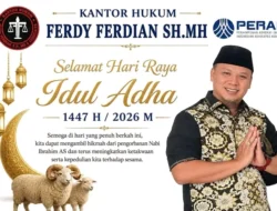 Kantor Hukum Ferdy Ferdian SH .MH mengucapkan Selamat Hari Raya Idul Adha 1447 H