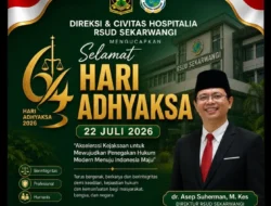 Direksi & Civitas Hospitalia RSUD Sekarwangi Mengucapkan Hari Adhiyaksa 22 Juli 2026