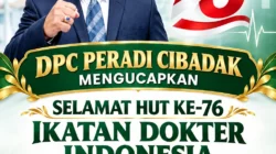 DPC PERADI CIBADAK Mengucapkan Selamat Hari Ulang Tahun Ke 76 Ikatan Dokter Indonesia