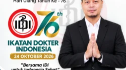 BADAN KEPEGAWAIAN DAN PENGEMBANGAN SUMBER DAYA MANUSIA Kabupaten Sukabumi Mengucapkan Selamat Hari Ulang Tahun Ke -76 Ikatan Dokter Indonesia 24 Oktober 2026